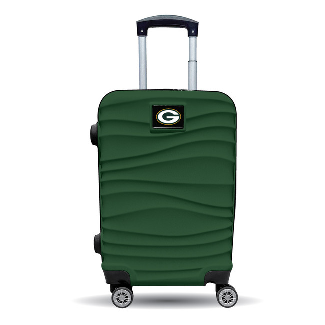 Green Bay Packers Color Blitz 21-Inch Hard-Shell Carry-On Spinner Luggage with TSA Lock - Green