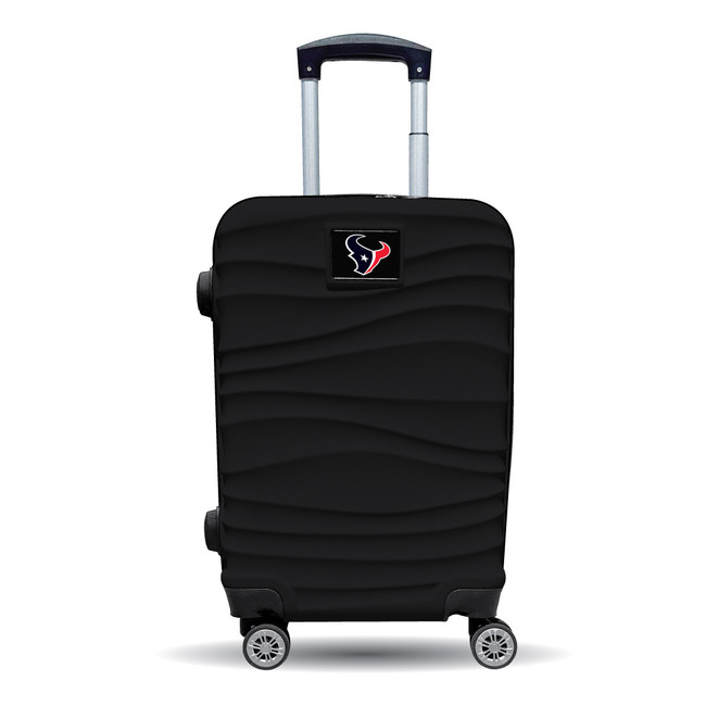 Houston Texans Color Blitz 21-Inch Hard-Shell Carry-On Spinner Luggage with TSA Lock - Black