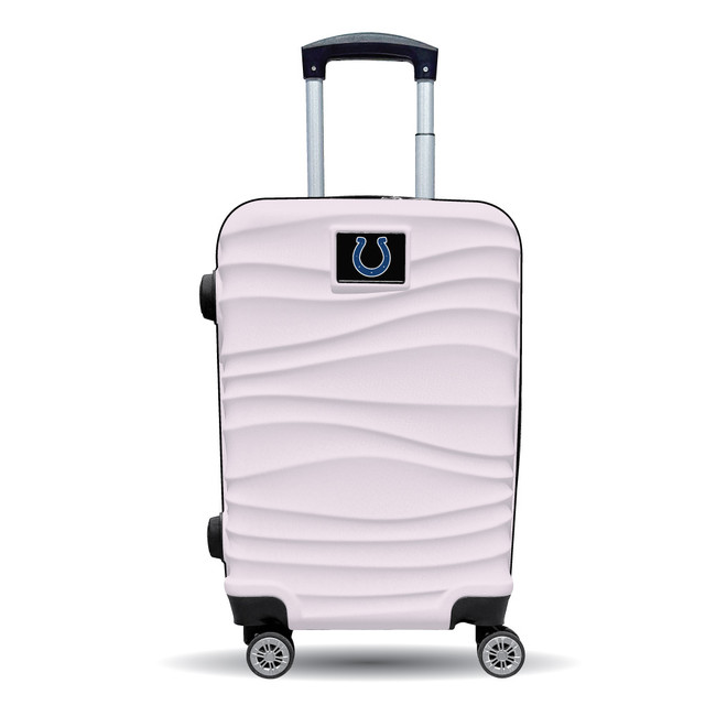 Indianapolis Colts Color Blitz 21-Inch Hard-Shell Carry-On Spinner Luggage with TSA Lock - Pink