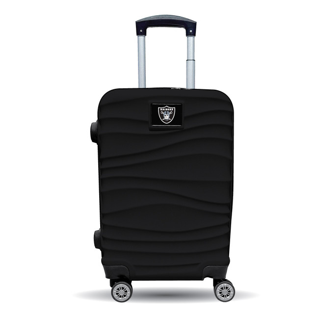 Las Vegas Raiders Color Blitz 21-Inch Hard-Shell Carry-On Spinner Luggage with TSA Lock - Black