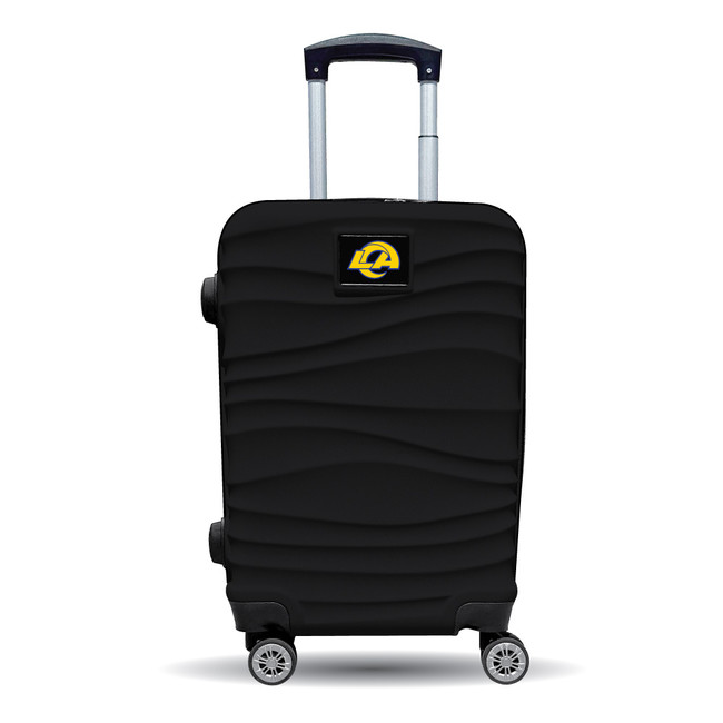 Los Angeles Rams Color Blitz 21-Inch Hard-Shell Carry-On Spinner Luggage with TSA Lock - Black