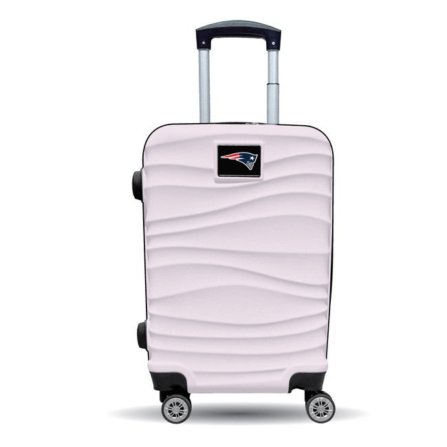 New England Patriots Color Blitz 21-Inch Hard-Shell Carry-On Spinner Luggage with TSA Lock - Pink