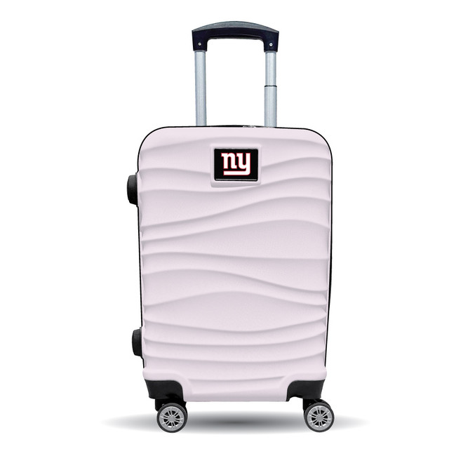 New York Giants Color Blitz 21-Inch Hard-Shell Carry-On Spinner Luggage with TSA Lock - Pink