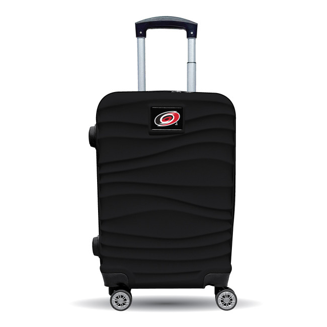 Carolina Hurricanes Color Blitz 21-Inch Hard-Shell Carry-On Spinner Luggage with TSA Lock - Black