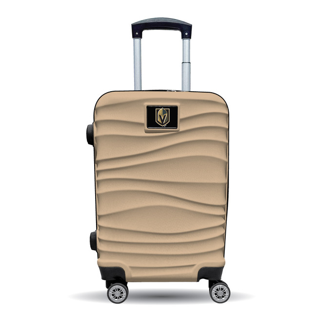 Las Vegas Golden Knights Color Blitz 21-Inch Hard-Shell Carry-On Spinner Luggage with TSA Lock - Tan