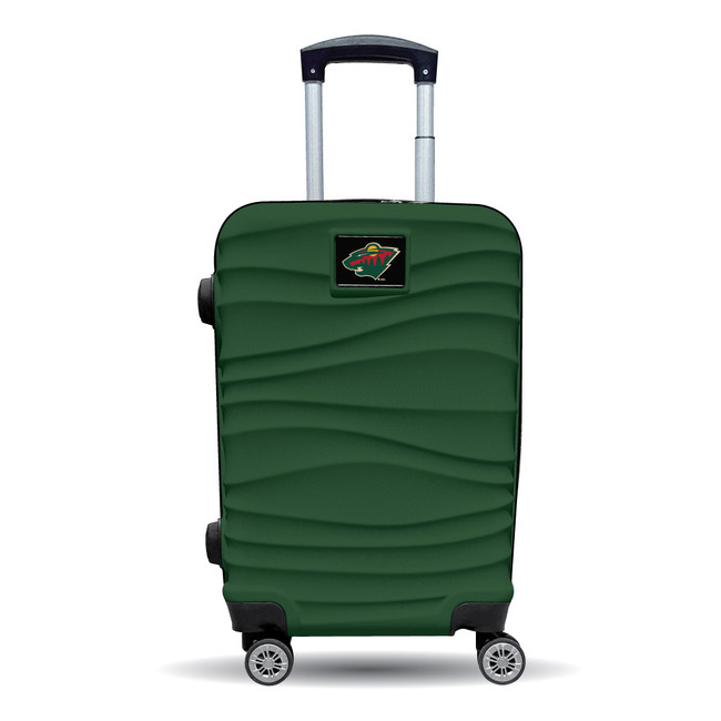 Minnesota Wild Color Blitz 21-Inch Hard-Shell Carry-On Spinner Luggage with TSA Lock - Green
