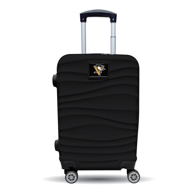 Pittsburgh Penguins Color Blitz 21-Inch Hard-Shell Carry-On Spinner Luggage with TSA Lock - Black