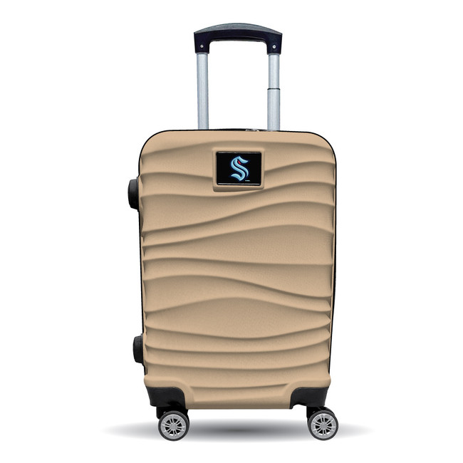 Seattle Kraken Color Blitz 21-Inch Hard-Shell Carry-On Spinner Luggage with TSA Lock - Tan