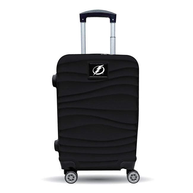 Tampa Bay Lightning Color Blitz 21-Inch Hard-Shell Carry-On Spinner Luggage with TSA Lock - Black