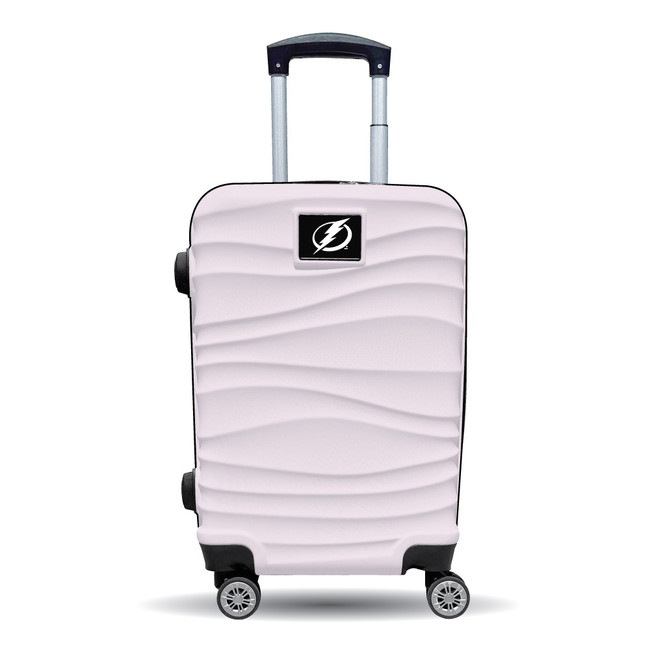 Tampa Bay Lightning Color Blitz 21-Inch Hard-Shell Carry-On Spinner Luggage with TSA Lock - Pink