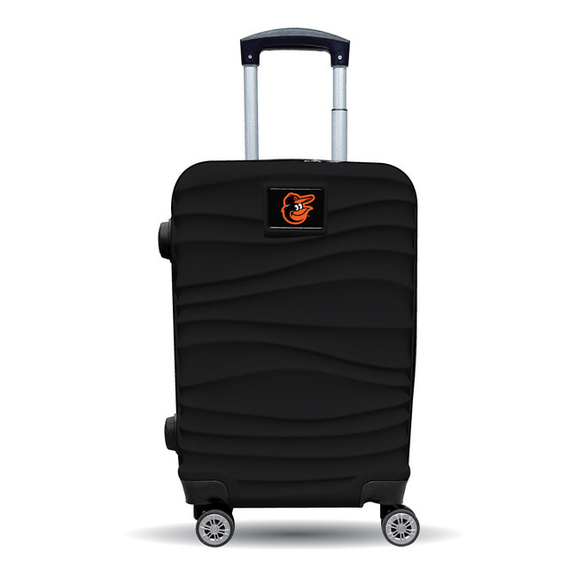 Baltimore Orioles Color Blitz 21-Inch Hard-Shell Carry-On Spinner Luggage with TSA Lock - Black