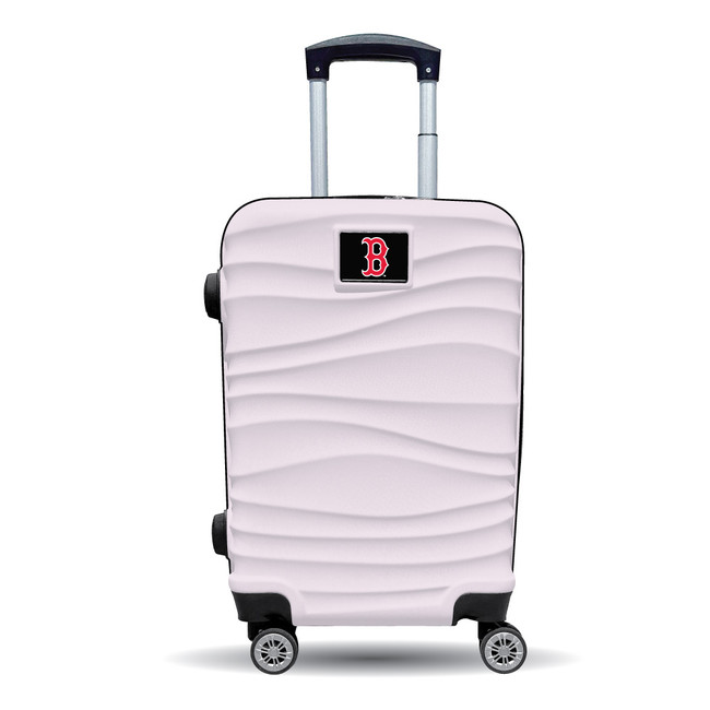 Boston Red Sox Color Blitz 21-Inch Hard-Shell Carry-On Spinner Luggage with TSA Lock - Pink