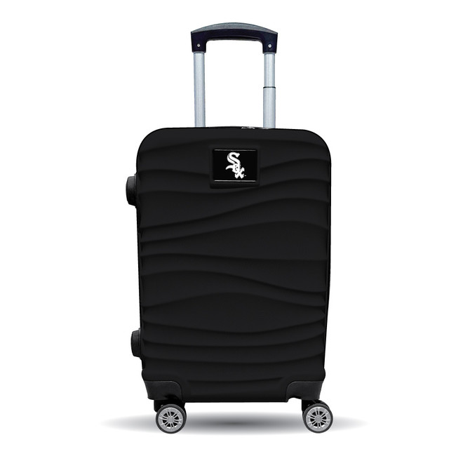 Chicago White Sox Color Blitz 21-Inch Hard-Shell Carry-On Spinner Luggage with TSA Lock - Black