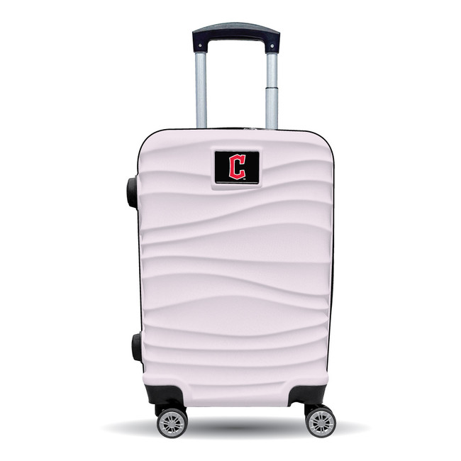 Cleveland Guardians Color Blitz 21-Inch Hard-Shell Carry-On Spinner Luggage with TSA Lock - Pink