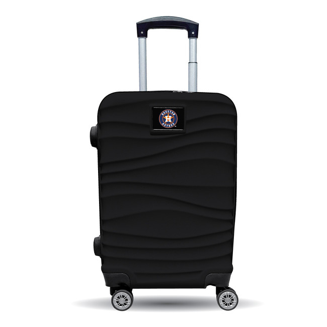 Houston Astros Color Blitz 21-Inch Hard-Shell Carry-On Spinner Luggage with TSA Lock - Black