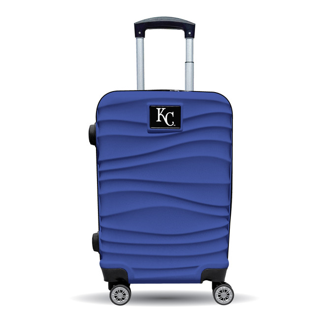 Kansas City Royals Color Blitz 21-Inch Hard-Shell Carry-On Spinner Luggage with TSA Lock - Blue
