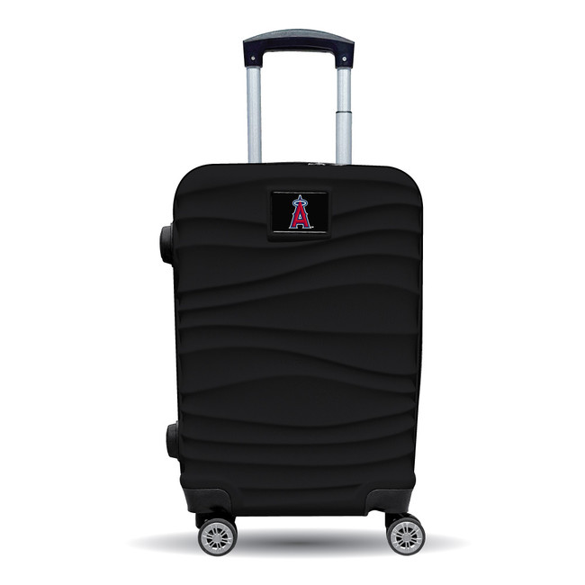 Los Angeles Angels Color Blitz 21-Inch Hard-Shell Carry-On Spinner Luggage with TSA Lock - Black