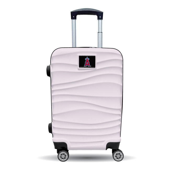 Los Angeles Angels Color Blitz 21-Inch Hard-Shell Carry-On Spinner Luggage with TSA Lock - Pink