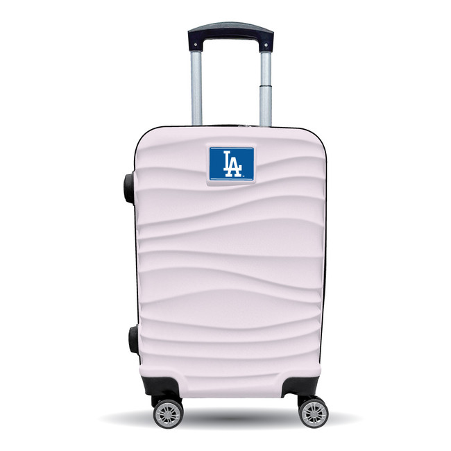 Los Angeles Dodgers Color Blitz 21-Inch Hard-Shell Carry-On Spinner Luggage with TSA Lock - Pink