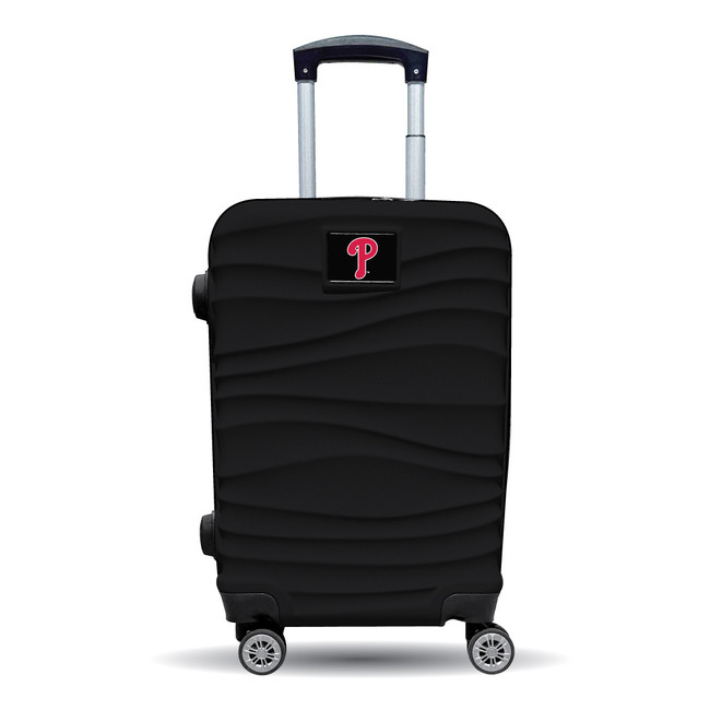 Philadelphia Phillies Color Blitz 21-Inch Hard-Shell Carry-On Spinner Luggage with TSA Lock - Black