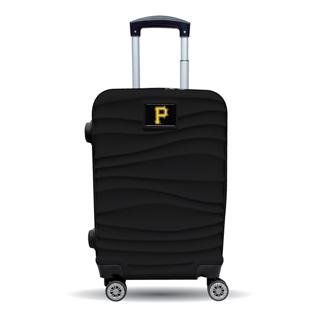 Pittsburgh Pirates Color Blitz 21-Inch Hard-Shell Carry-On Spinner Luggage with TSA Lock - Black
