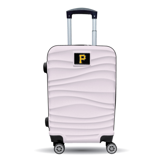 Pittsburgh Pirates Color Blitz 21-Inch Hard-Shell Carry-On Spinner Luggage with TSA Lock - Pink
