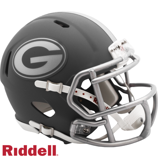 Georgia Bulldogs Helmet Riddell Replica Mini Speed Style Slate Alternate
