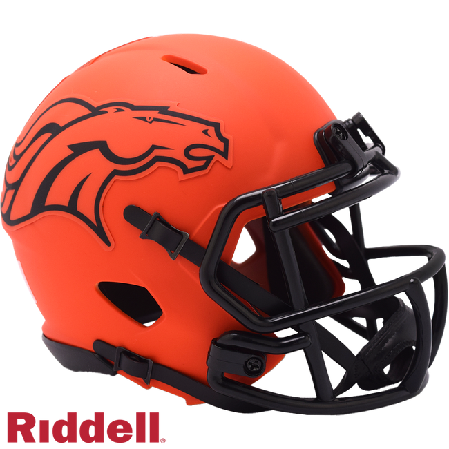 Denver Broncos Helmet Riddell Replica Mini Speed Style Rave Alternate