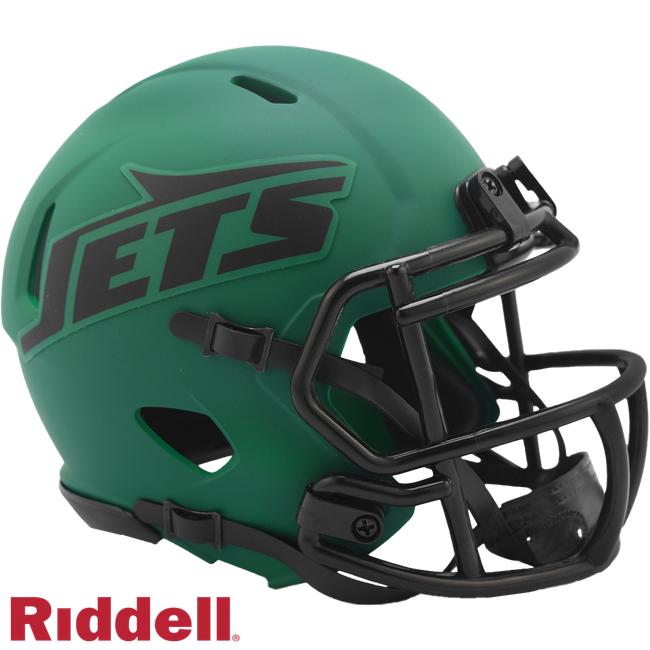 New York Jets Helmet Riddell Replica Mini Speed Style Rave Alternate