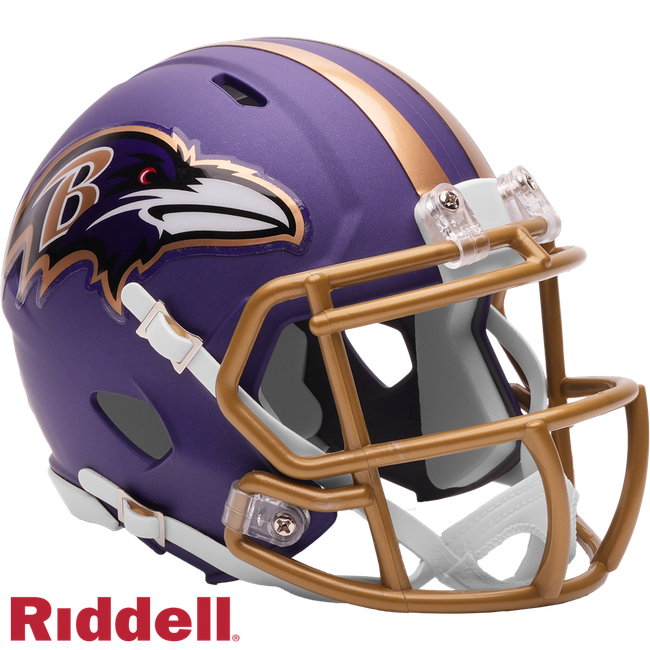 Baltimore Ravens Helmet Riddell Replica Mini Speed Style On-Field Alternate 2026 #1