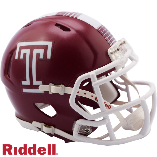 Temple Owls Helmet Riddell Replica Mini Speed Style