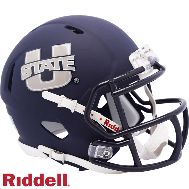 Utah State Aggies Helmet Riddell Replica Mini Speed Style