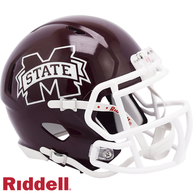 Mississippi State Bulldogs Helmet Riddell Replica Mini Speed Style