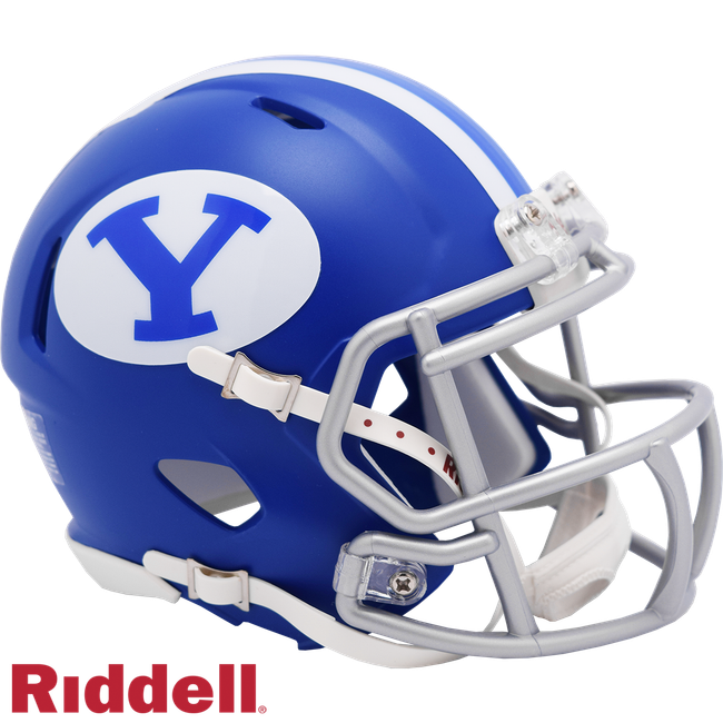 BYU Cougars Helmet Riddell Replica Mini Speed Style Royal