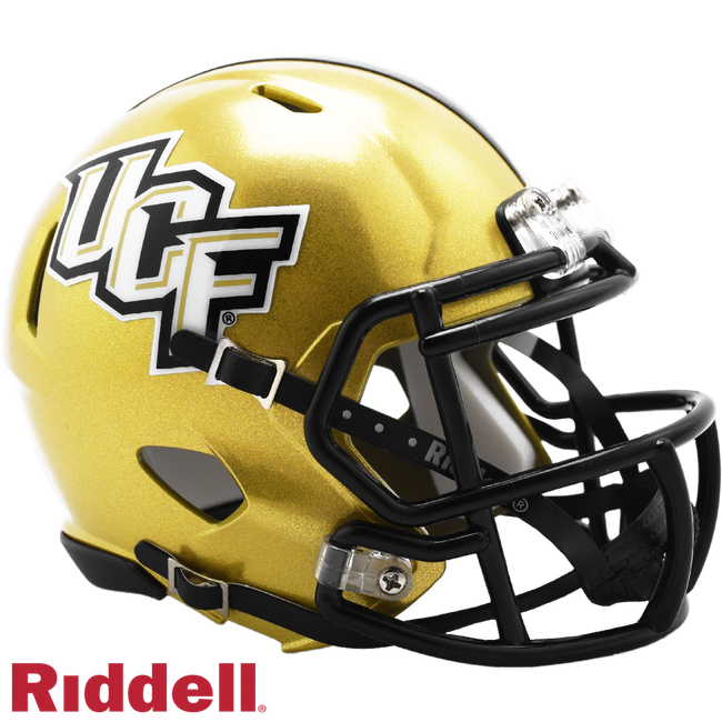Central Florida Knights Helmet Riddell Replica Mini Speed Style Gold