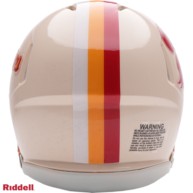 Tampa Bay Buccaneers Helmet Riddell Replica Mini Speed Style Retro Collection