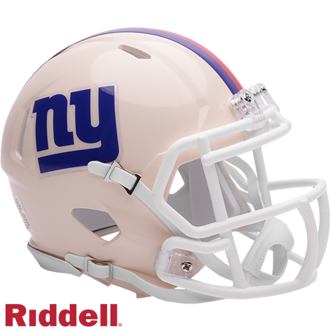New York Giants Helmet Riddell Replica Mini Speed Style Retro Collection