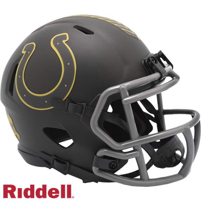 Indianapolis Colts Helmet Riddell Replica Mini Speed Style Salute To Service 2025