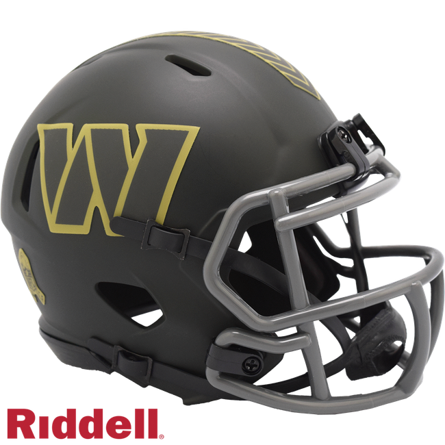 Washington Commanders Helmet Riddell Replica Mini Speed Style Salute To Service 2025