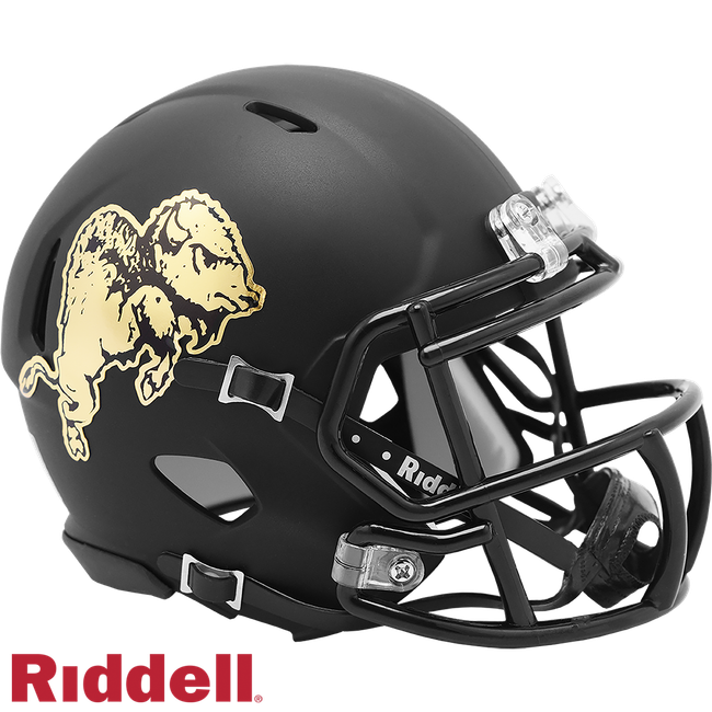 Colorado Buffaloes Helmet Riddell Replica Mini Speed Style Chrome Alternate
