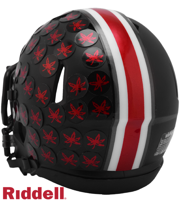 Ohio State Buckeyes Helmet Riddell Replica Mini Speed Style Black Alternate