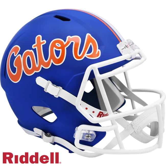 Florida Gators Helmet Riddell Replica Full Size Speed Style Blue