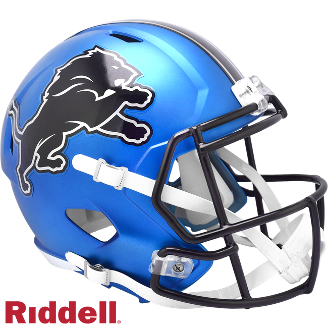 Detroit Lions Helmet Riddell Replica Full Size Speed Style On-Field Alternate 2024