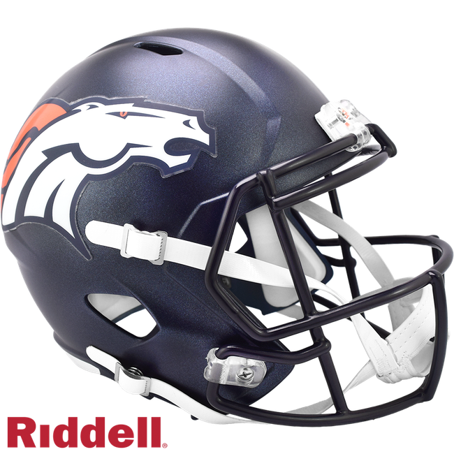 Denver Broncos Helmet Riddell Replica Full Size Speed Style 2024