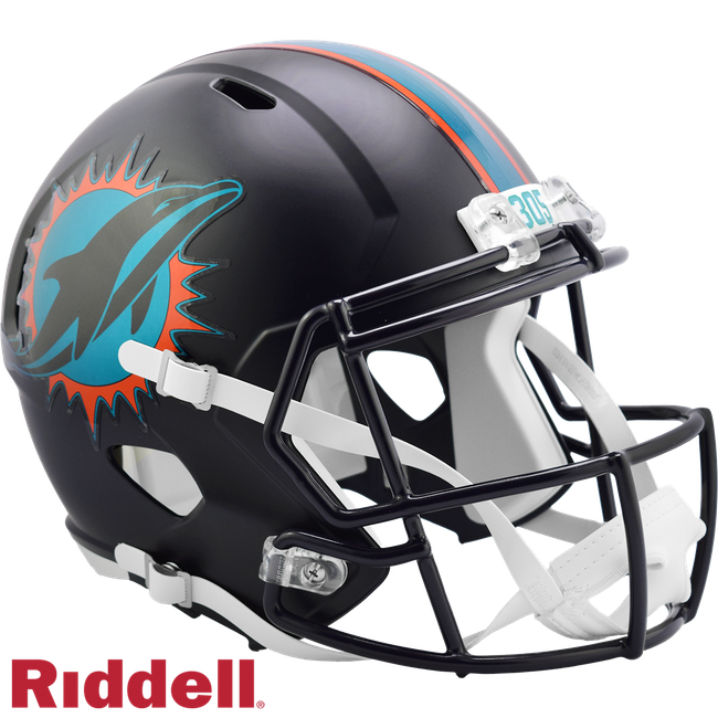 Miami Dolphins Helmet Riddell Replica Full Size Speed Style Rivalry Alternate 2025