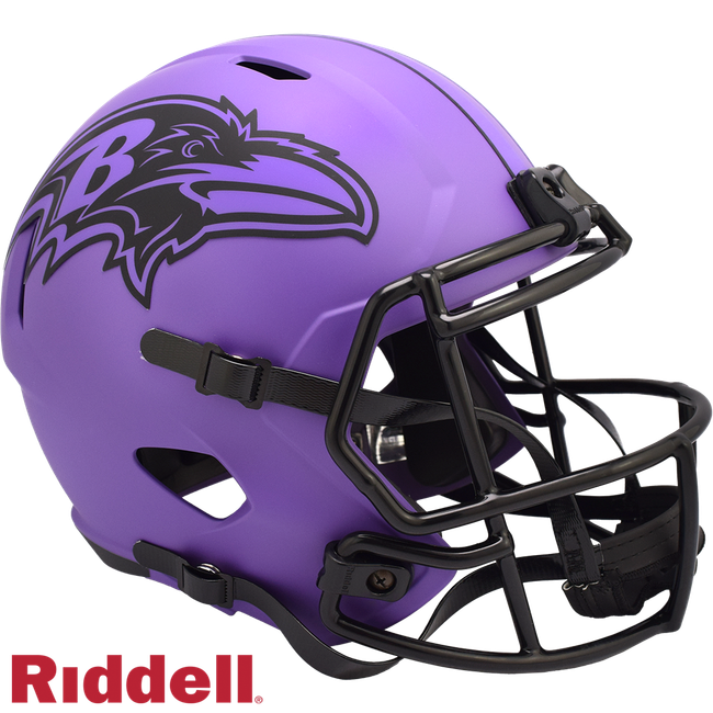 Baltimore Ravens Helmet Riddell Replica Full Size Speed Style Rave Alternate