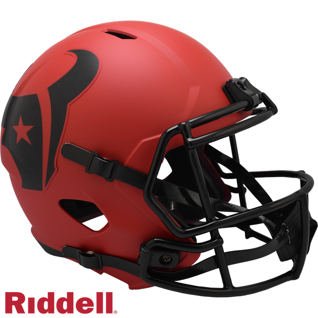 Houston Texans Helmet Riddell Replica Full Size Speed Style Rave Alternate