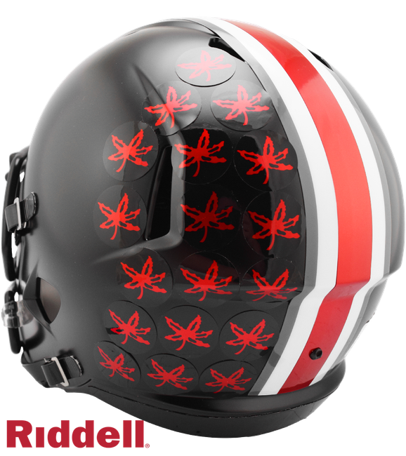 Ohio State Buckeyes Helmet Riddell Replica Full Size Speed Style Black Alternate