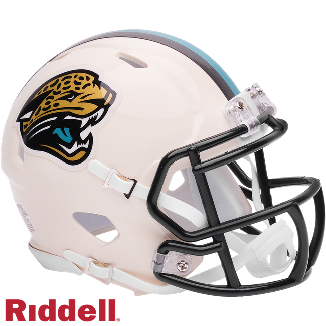 Jacksonville Jaguars Helmet Riddell Replica Full Size Speed Style Retro Collection