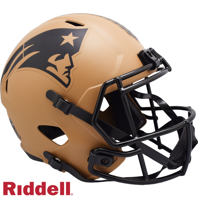 New England Patriots Helmet Riddell Replica Full Size Speed Style Salute To Service 2023
